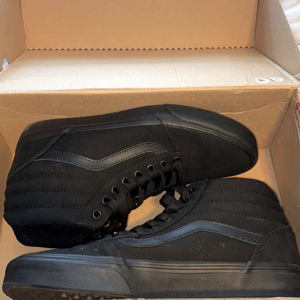 Black High Top Vans
